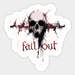 FallOut,Nuclear Explosion Graphic T-Shirt 01 Sticker